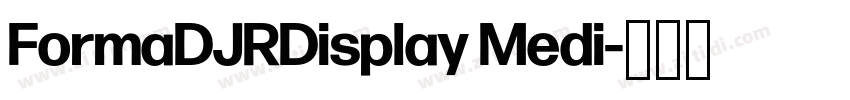 FormaDJRDisplay Medi字体转换
